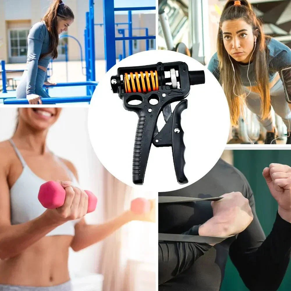Verstellbarer 5–165 kg schwerer Handmuskeltrainer - Finger- und Unterarmtrainer für Arm-, Handgelenk- und Unterarmtraining