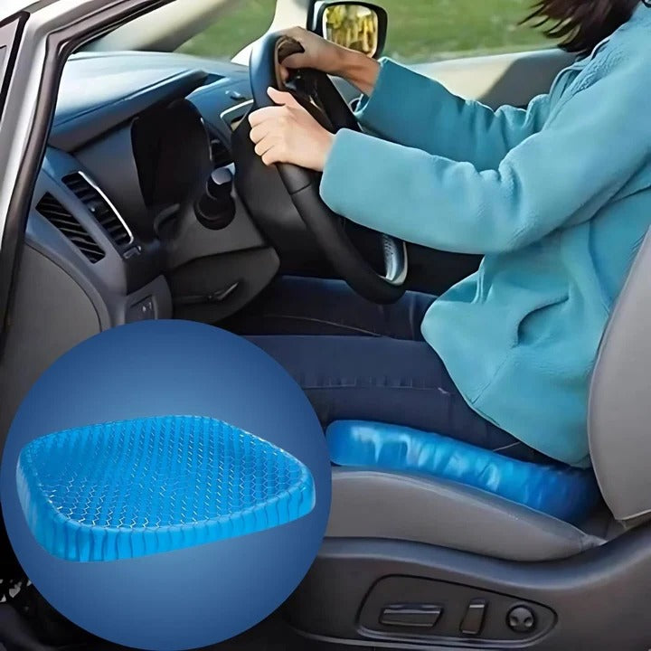 Ergonomisches Gel-Sitzkissen zur Linderung von Rücken- und Steissbeinschmerzen