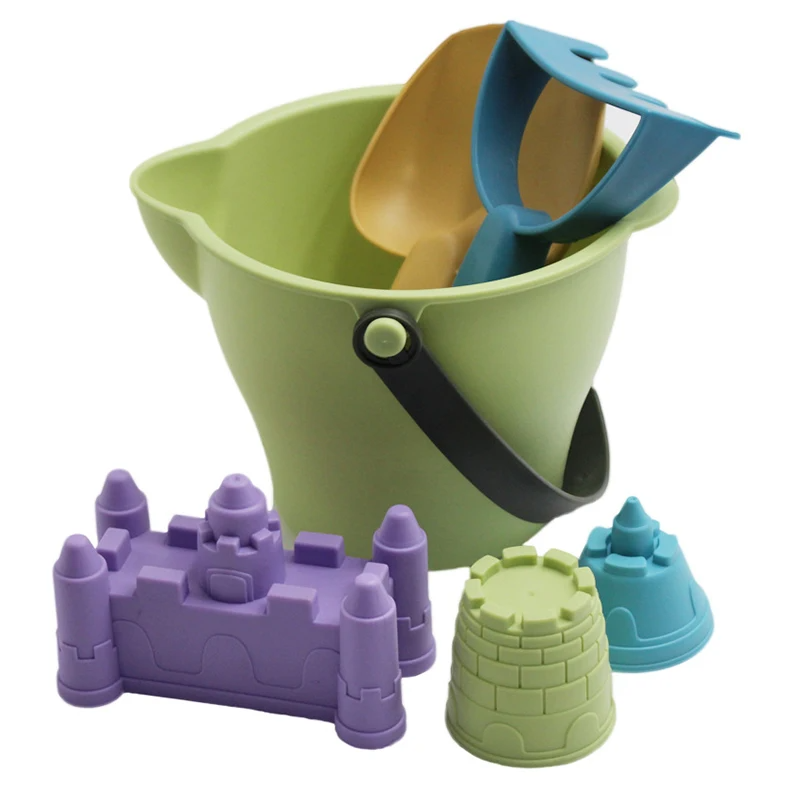 Kinder-Strand-Sandspielzeug-Set – Sensorisches Spielset mit Eimer