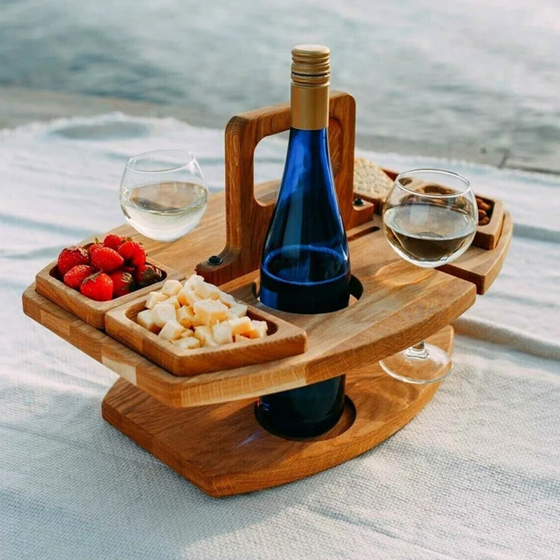 Picknicktisch - Tragbarer Weintisch