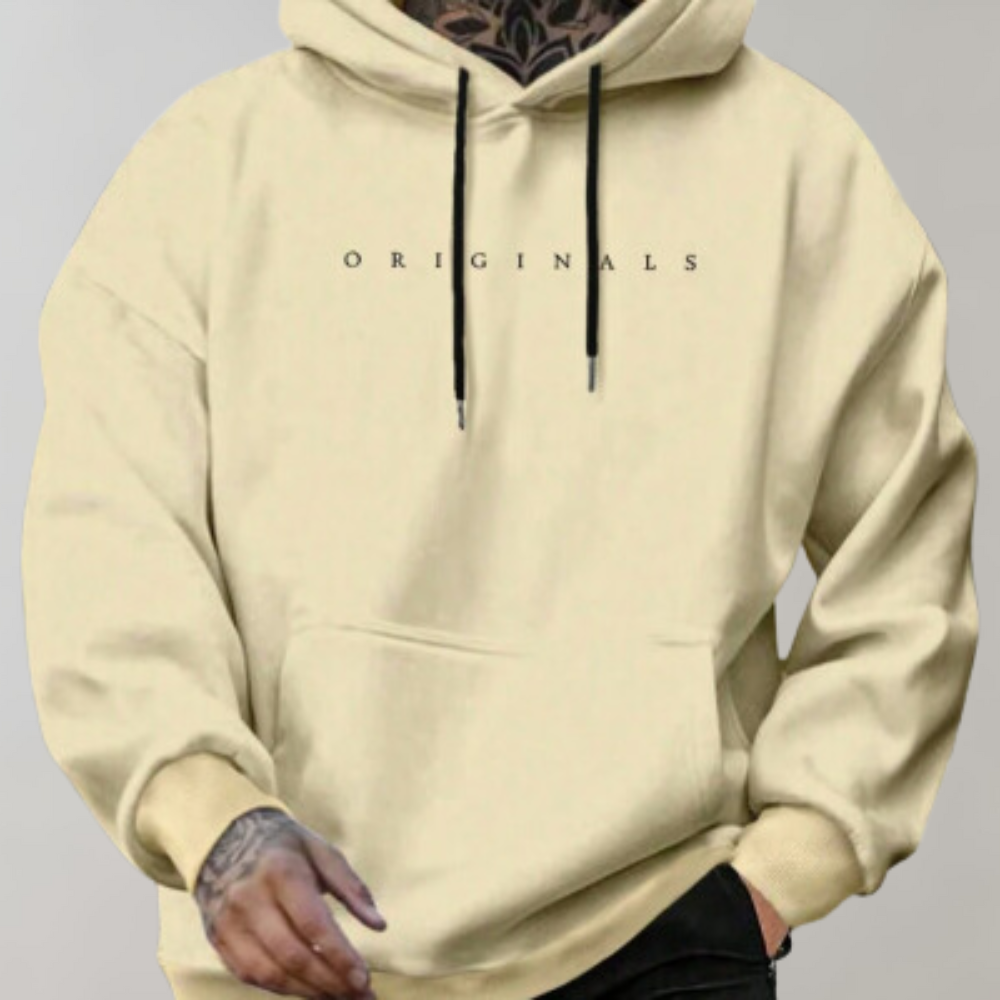 Stilvoller Herren-Kapuzenpullover aus weichem Material für die Freizeit