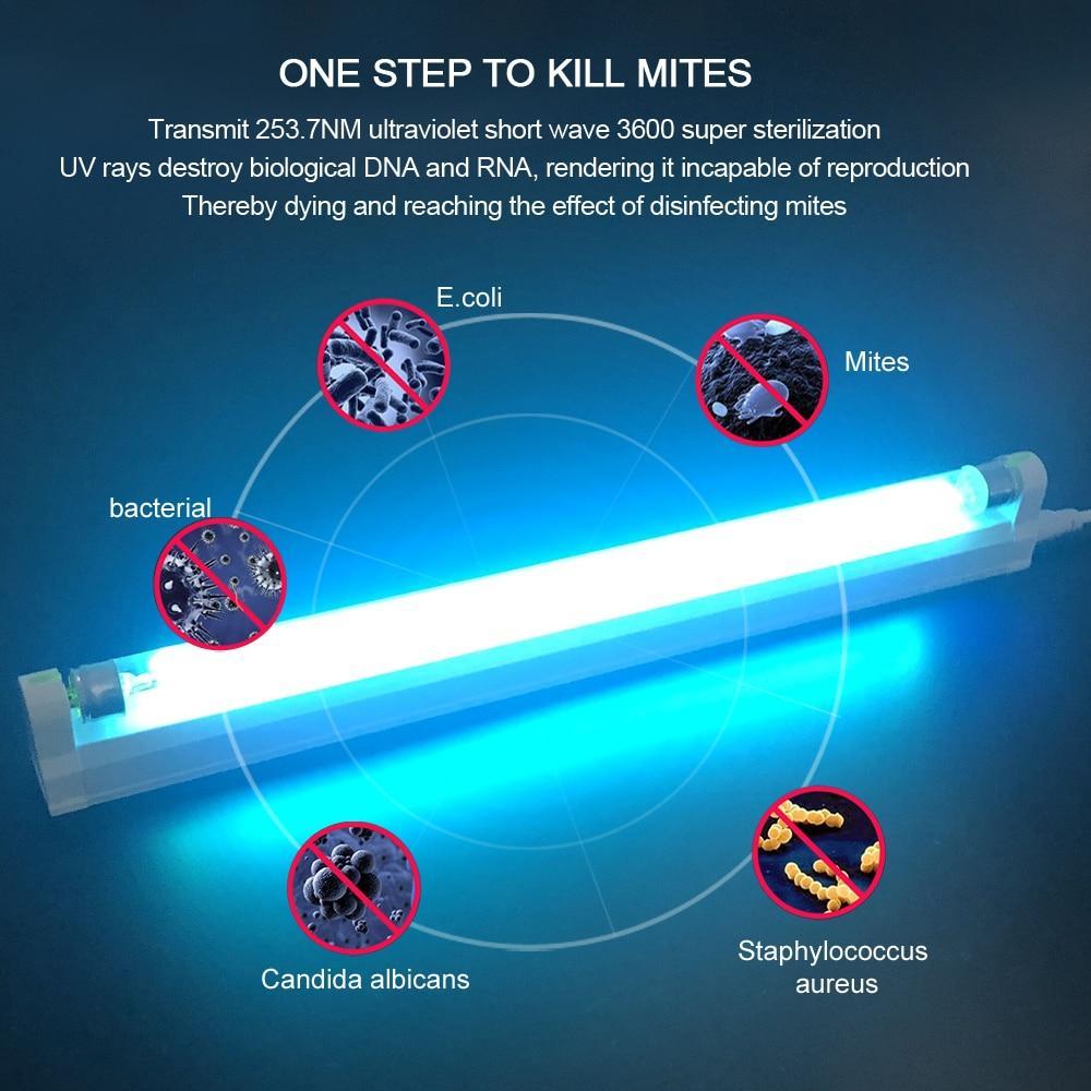 8W UV-C-Lampe für die Heimdesinfektion, kompakte Ultraviolettlampe für die schnelle Reinigung und den täglichen Gebrauch