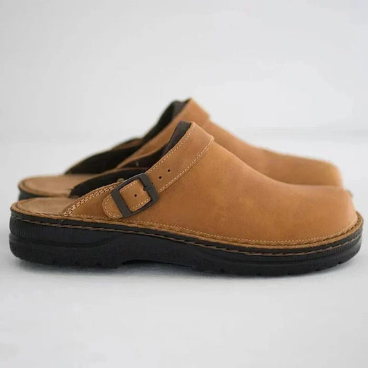 Stützender Lederschuh