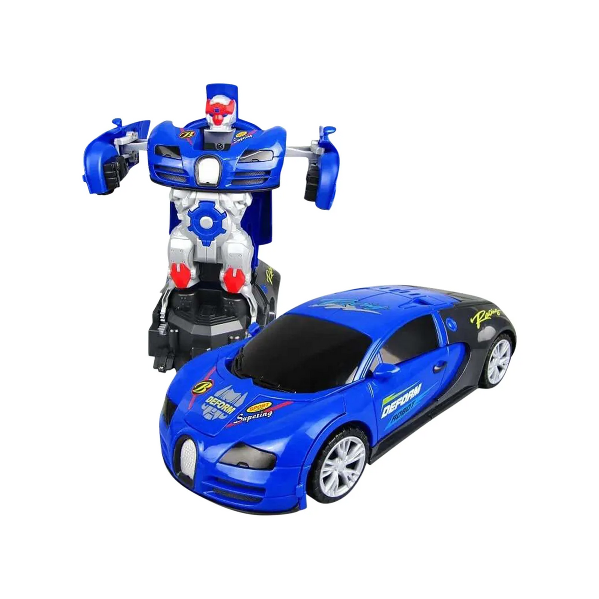 Verwandelbares Roboter-Spielzeugauto für Kinder mit Hinderniserkennung