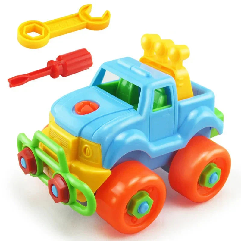DIY Fahrzeug-Bauset für Kinder - Spielzeugauto zum Schrauben und Zusammenbauen