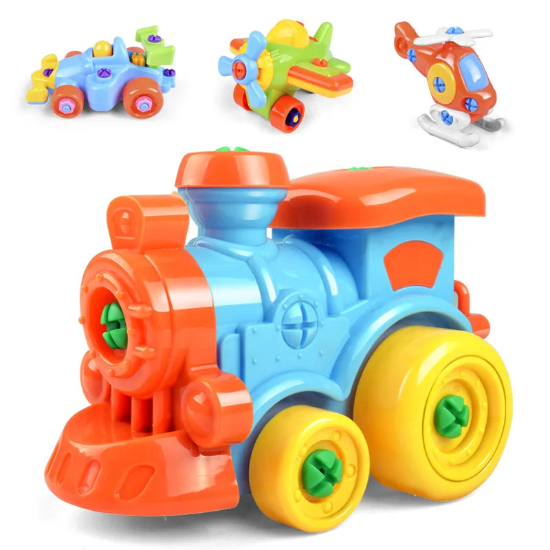 DIY Fahrzeug-Bauset für Kinder - Spielzeugauto zum Schrauben und Zusammenbauen