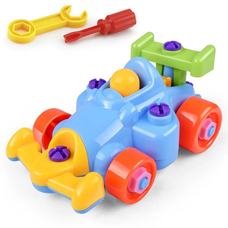 DIY Fahrzeug-Bauset für Kinder - Spielzeugauto zum Schrauben und Zusammenbauen