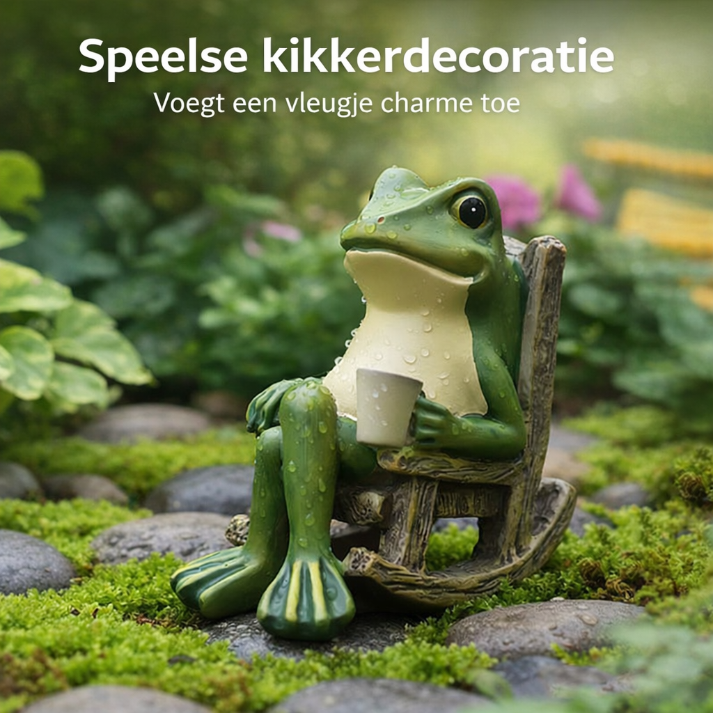 Froschförmige Solar-Garten-LED-Leuchte für Outdoor-Gartenteich-Dekoration