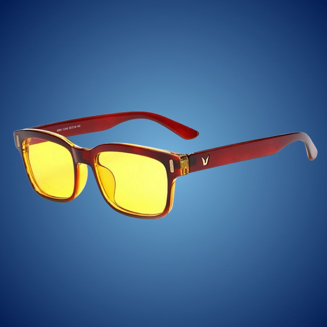 Blaulichtfilter-Bildschirmbrille mit UV-Schutz – reduziert Augenbelastung, verbessert die Schlafqualität und lindert Augenmüdigkeit