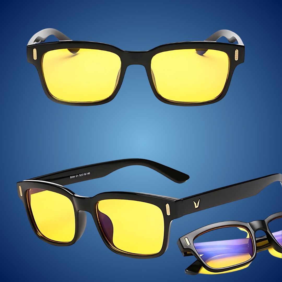 Blaulichtfilter-Bildschirmbrille mit UV-Schutz – reduziert Augenbelastung, verbessert die Schlafqualität und lindert Augenmüdigkeit