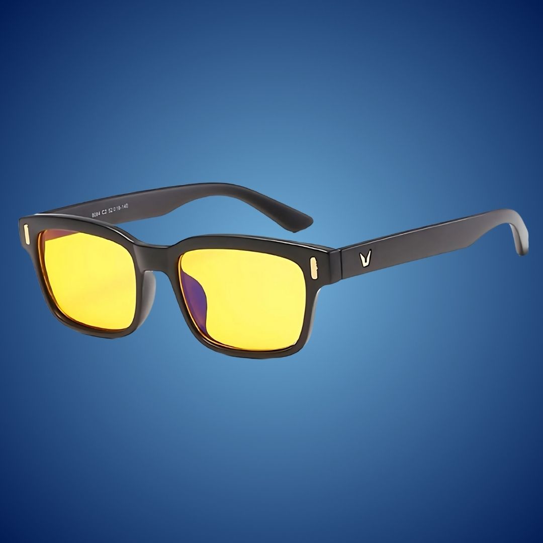 Blaulichtfilter-Bildschirmbrille mit UV-Schutz – reduziert Augenbelastung, verbessert die Schlafqualität und lindert Augenmüdigkeit