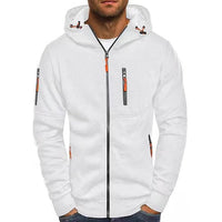 Herren-Kapuzenpullover aus Baumwolle mit Reissverschluss