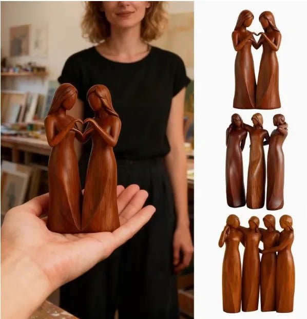 Dekorative Skulptur Freundschaft und Zusammengehörigkeit
