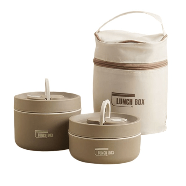 Doppelwandige, isolierte Lunchbox für langanhaltendes Warmhalten