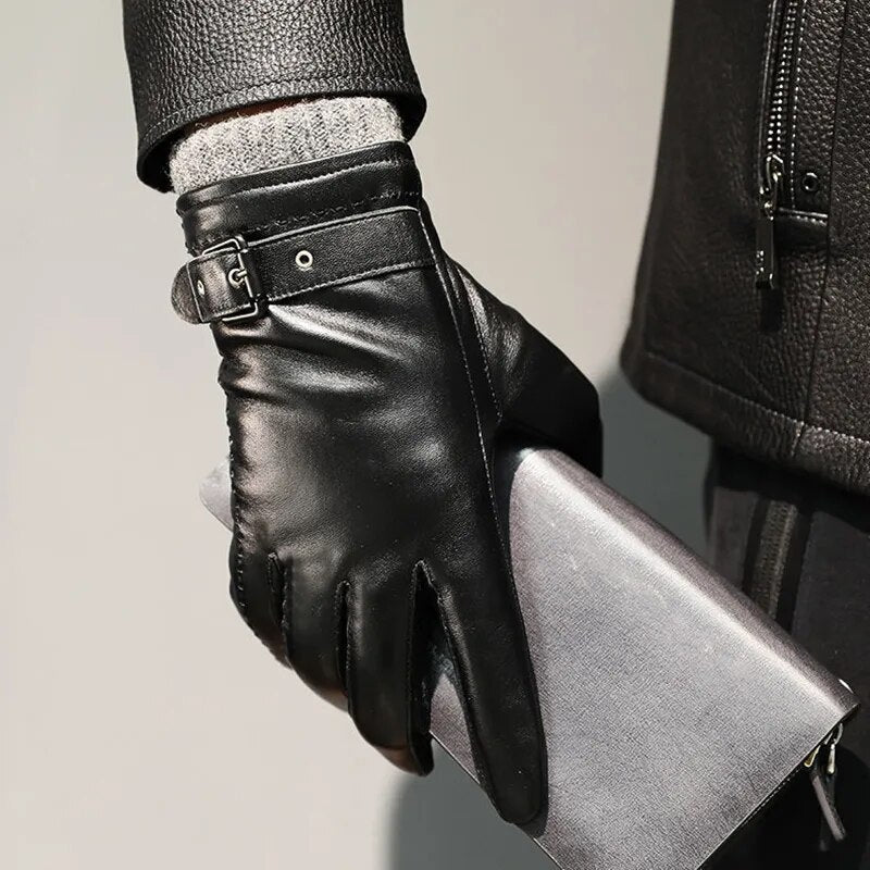 Elegante Herrenhandschuhe mit Touchscreen-Funktion