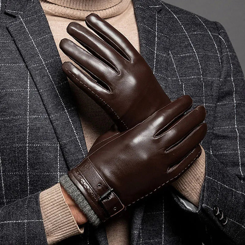 Elegante Herrenhandschuhe mit Touchscreen-Funktion