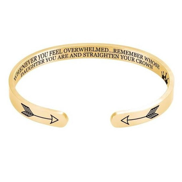 Erinnere dich, wessen Tochter du bist, und richte deine Krone | Armband