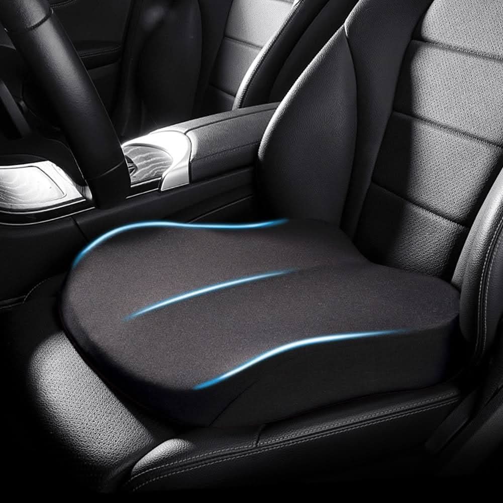Ergonomisches Autositzkissen für bessere Sicht und Komfort