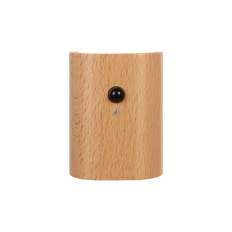 Holzlampe mit Bewegungsmelder und wiederaufladbarem Akku