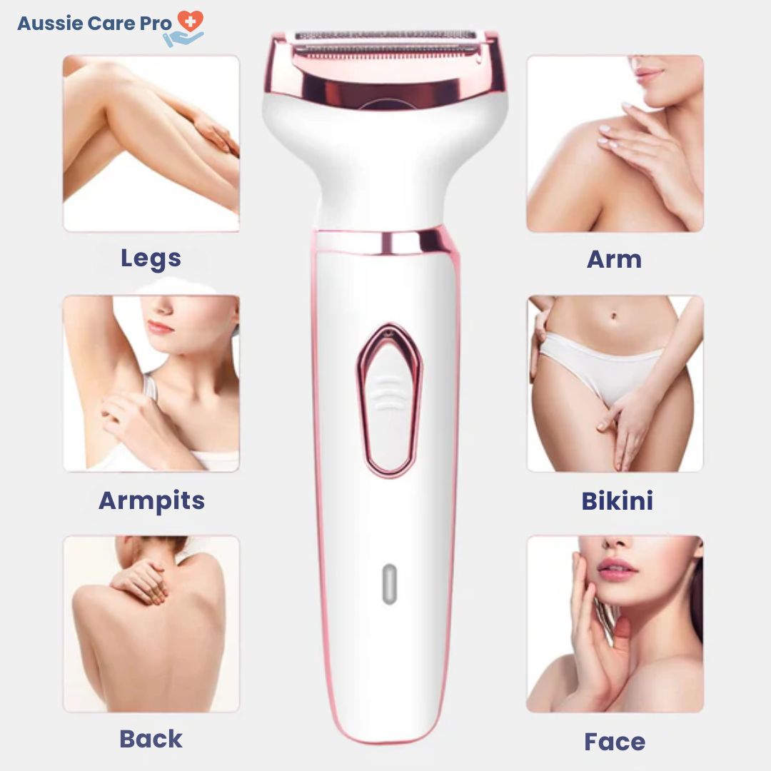 Schmerzfreier 4-in-1 Epilierer – sanfte Haarentfernung für den ganzen Körper