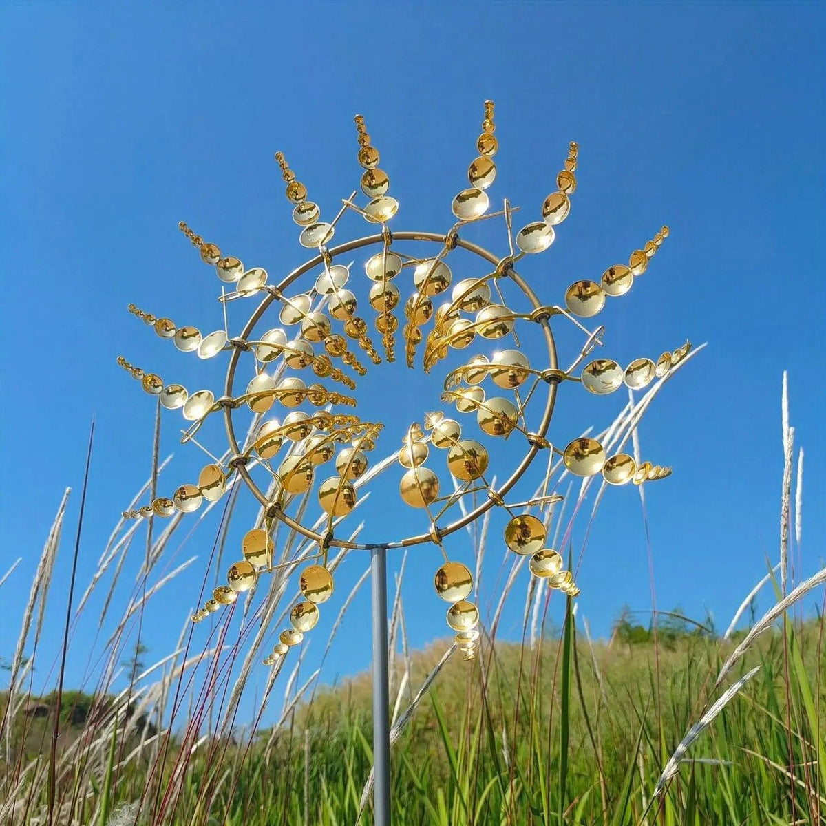 Kinetisches Windspiel aus Metall für die Gartendekoration – langlebig und umweltfreundlich