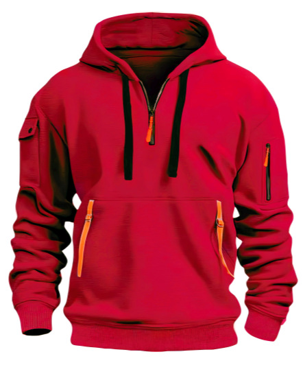 Herren Zip-Hoodie – Lässige Outdoor-Sweatjacke