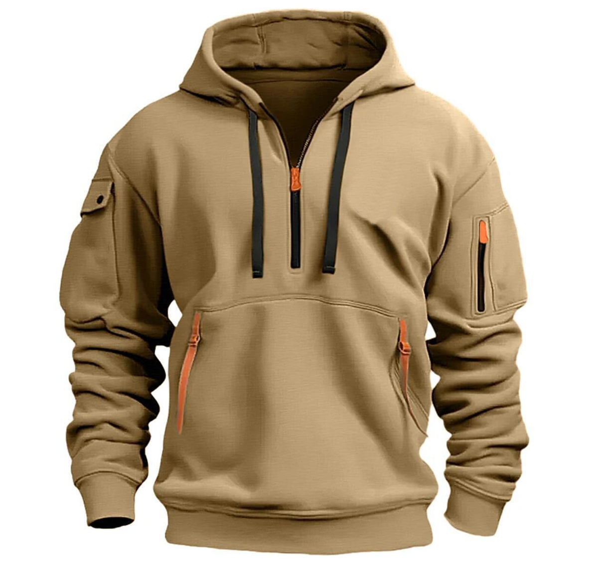 Herren Zip-Hoodie – Lässige Outdoor-Sweatjacke