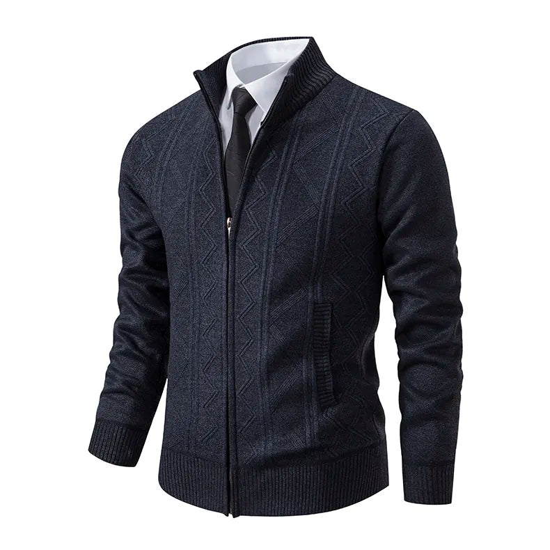 Herren Strickjacke mit Reissverschluss