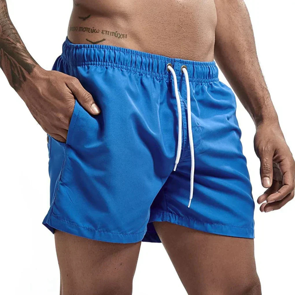 Herren-Badehose mit Kordelzug am Bund