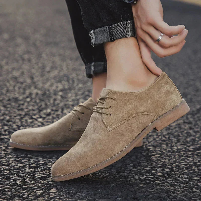 Herren Schnür-Oxford-Schuhe im eleganten Stil
