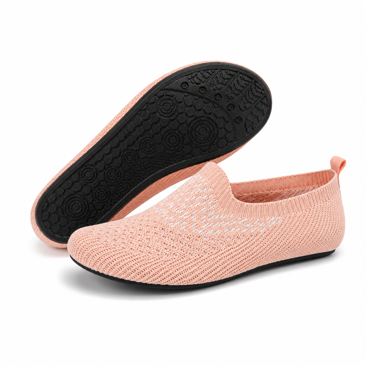 Gestrickter Barfuss-Sport- und Spazierschuh für Herren zum Hineinschlüpfen