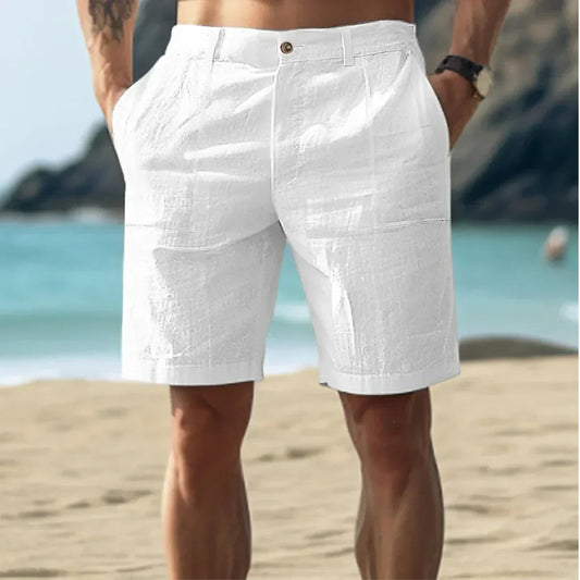 Lässige Chino-Shorts mit mittelhohem Bund für Herren