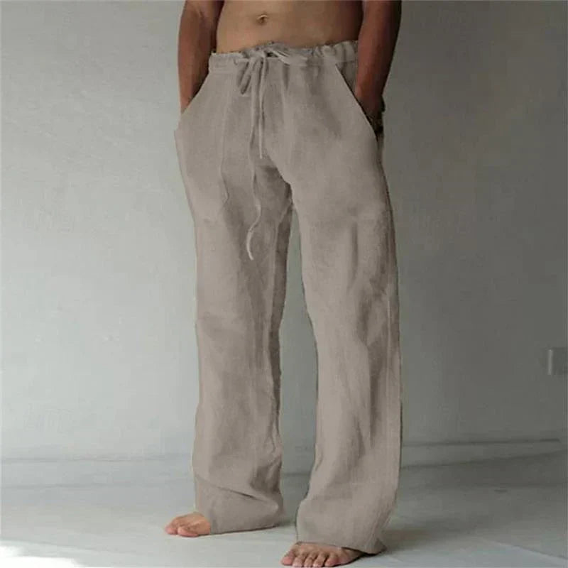 Lockere Herrenhose mit Seitentaschen