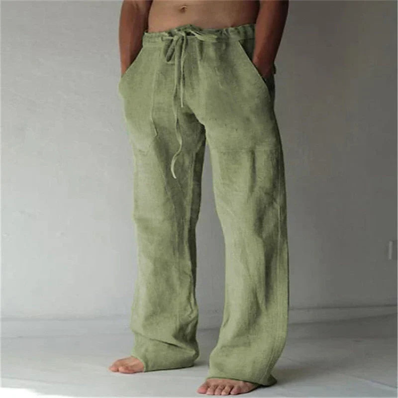 Lockere Herrenhose mit Seitentaschen