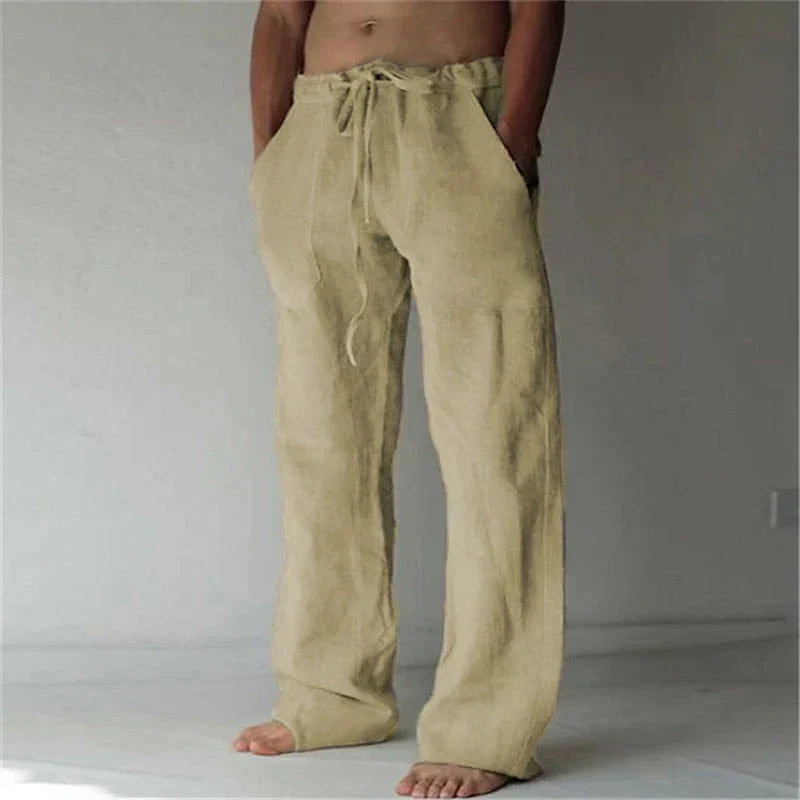 Lockere Herrenhose mit Seitentaschen