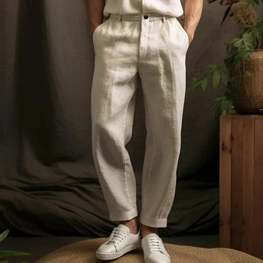 Lässige Leinenhose für Herren – luftiger Stil für Sommertage