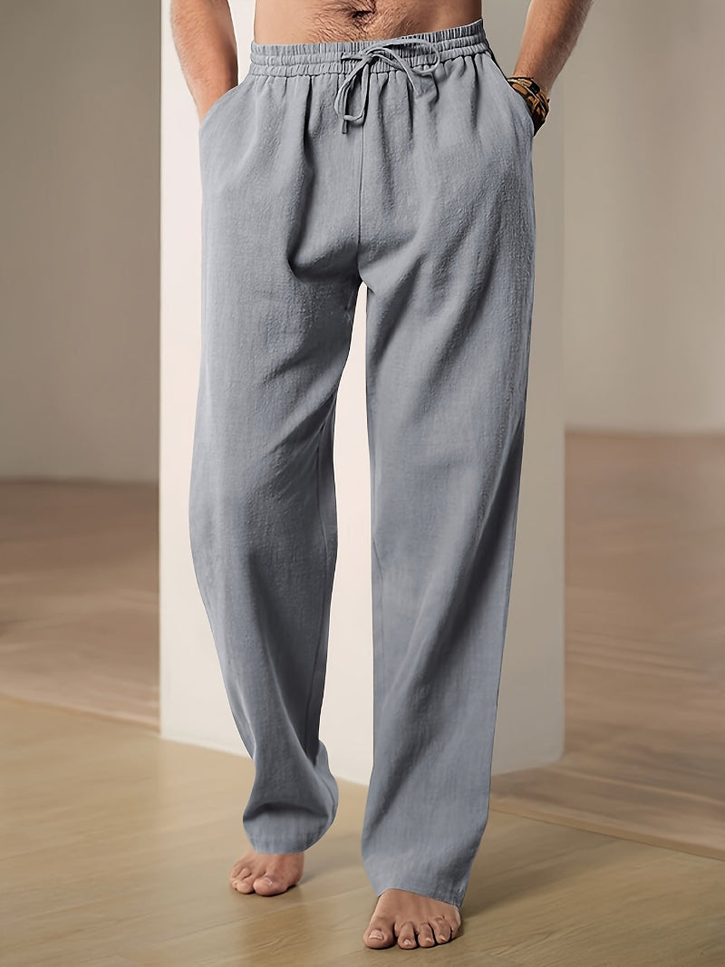 Herren Leinenmischhose