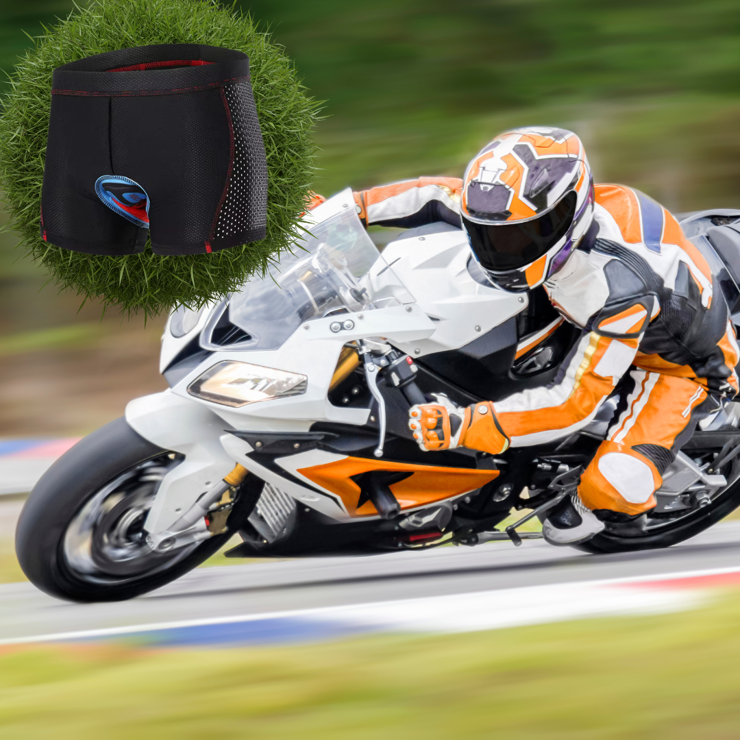 Herren Motorrad-Protektorenshorts - Komfort für lange Fahrten
