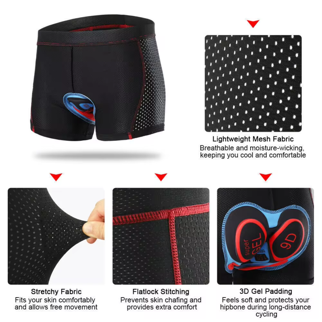 Herren Motorrad-Protektorenshorts - Komfort für lange Fahrten