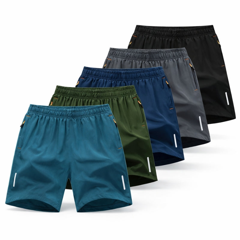 Herren Strada Performance Shorts für einen aktiven Lebensstil, 5er-Pack