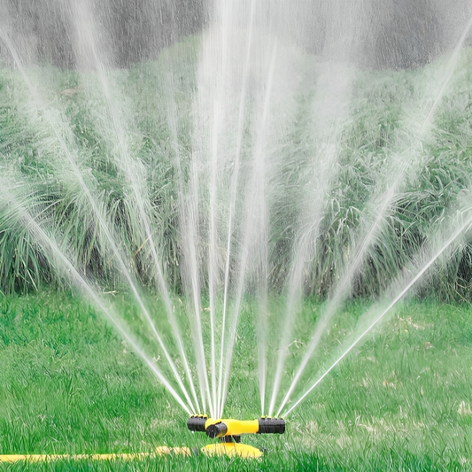 Rotierender Rasensprenger | 360°-Abdeckung, wassersparende Technologie und einstellbare Sprühfunktion für eine effiziente Gartenbewässerung