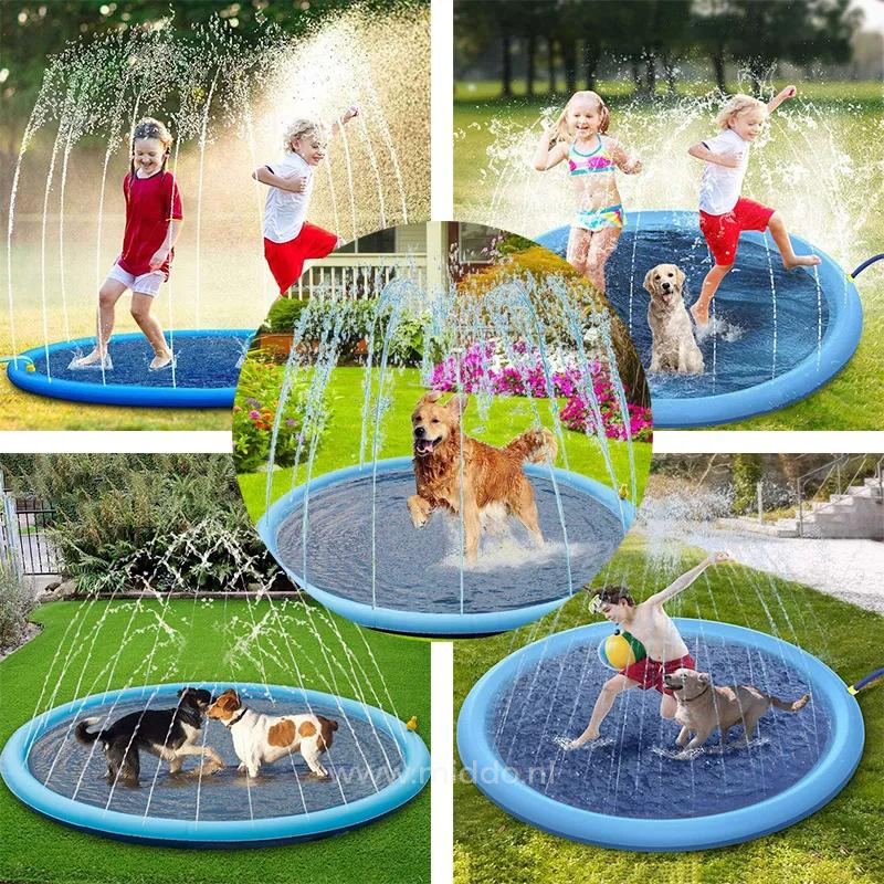 Erfrischender Wasserspass für Kinder und Haustiere