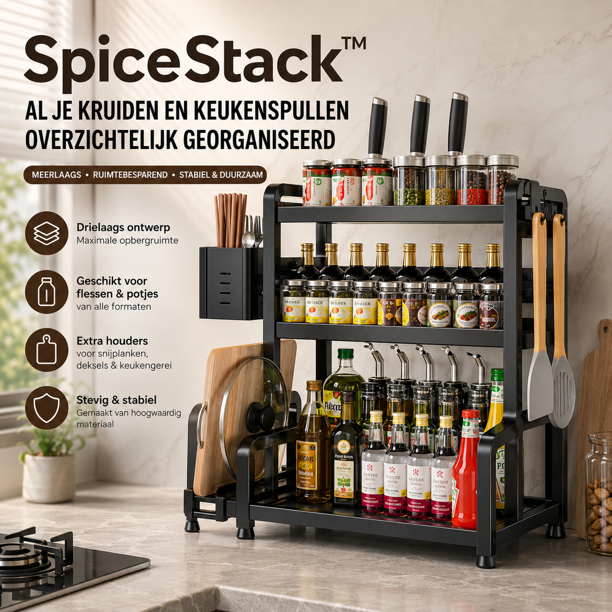 Gewürzregal Küchen-Organizer