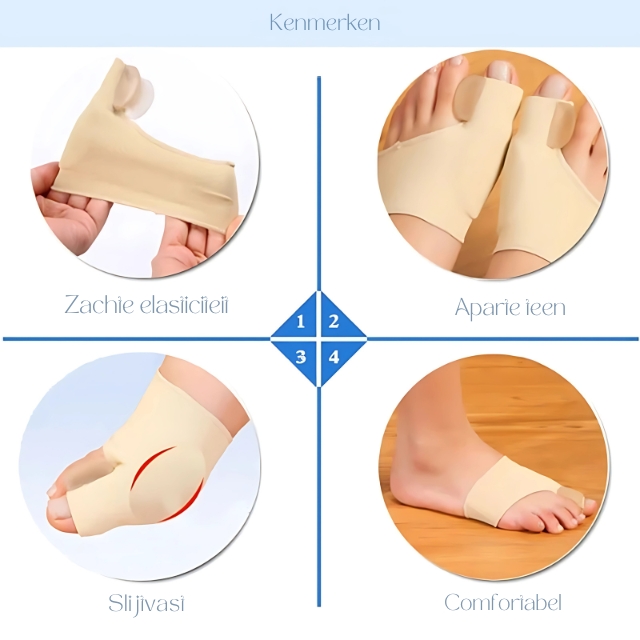 Gel-Hallux-valgus-Korrektor zur Linderung von Fussschmerzen