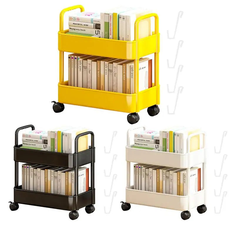 Rollbarer mobiler Bücherwagen