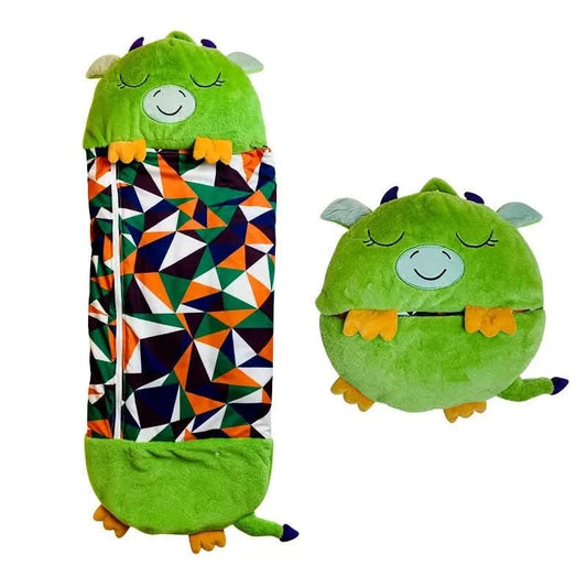 Kinder 2-in-1 bequemer Schlafsack und Plüschtier