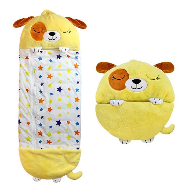 Kinder 2-in-1 bequemer Schlafsack und Plüschtier