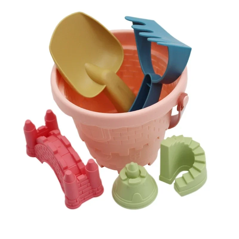 Kinder-Strand-Sandspielzeug-Set – Sensorisches Spielset mit Eimer