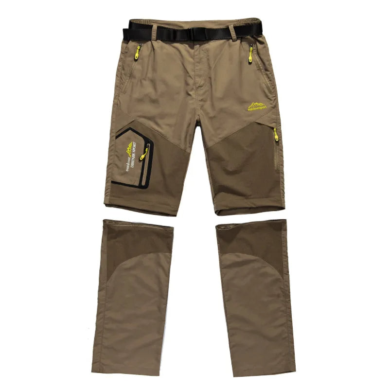Schnelltrocknende Herren-Outdoorhose mit abzippbaren Beinen