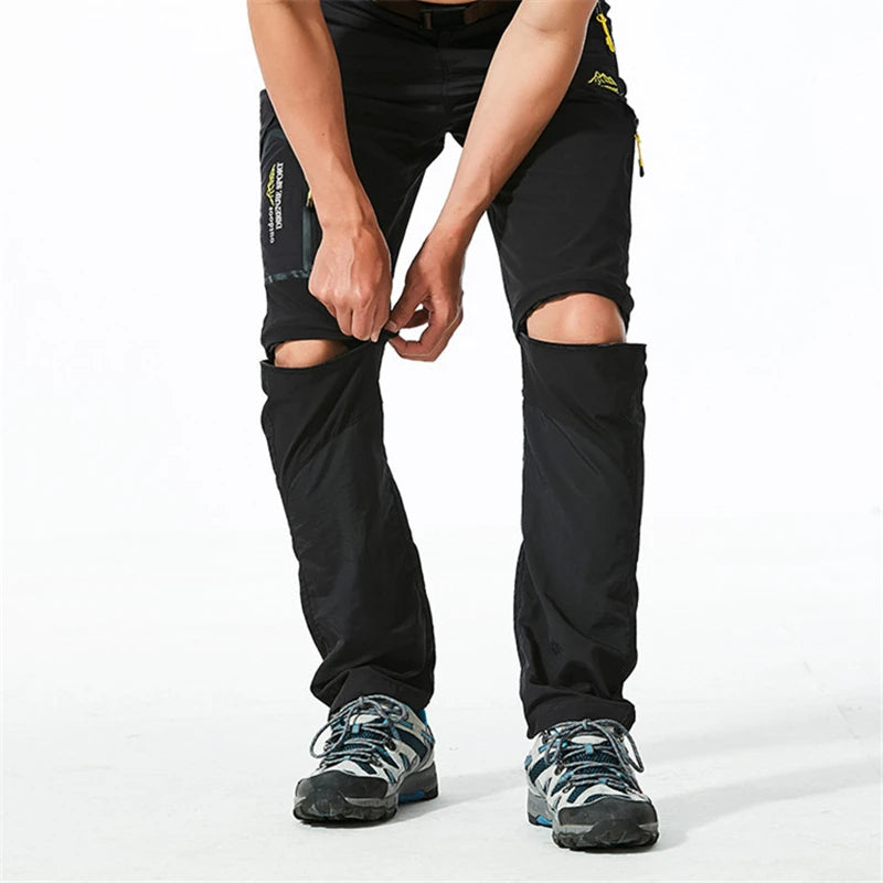 Schnelltrocknende Herren-Outdoorhose mit abzippbaren Beinen
